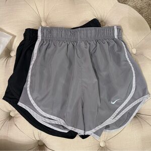 Nike Women's Black Sports Shorts  (2 pair of shorts).